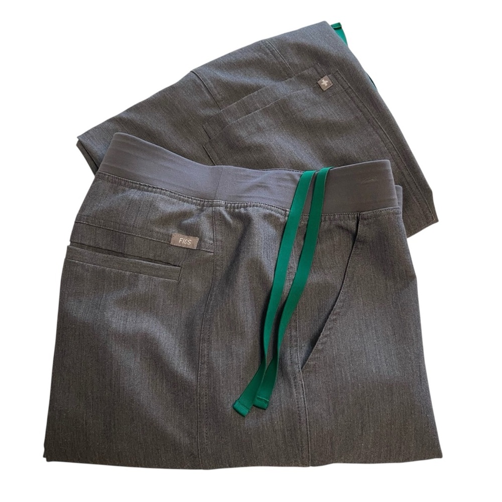 Figs Axim Cargo Scrub Pants Technical Collection Graphite Gray Men's 2 Pair XL